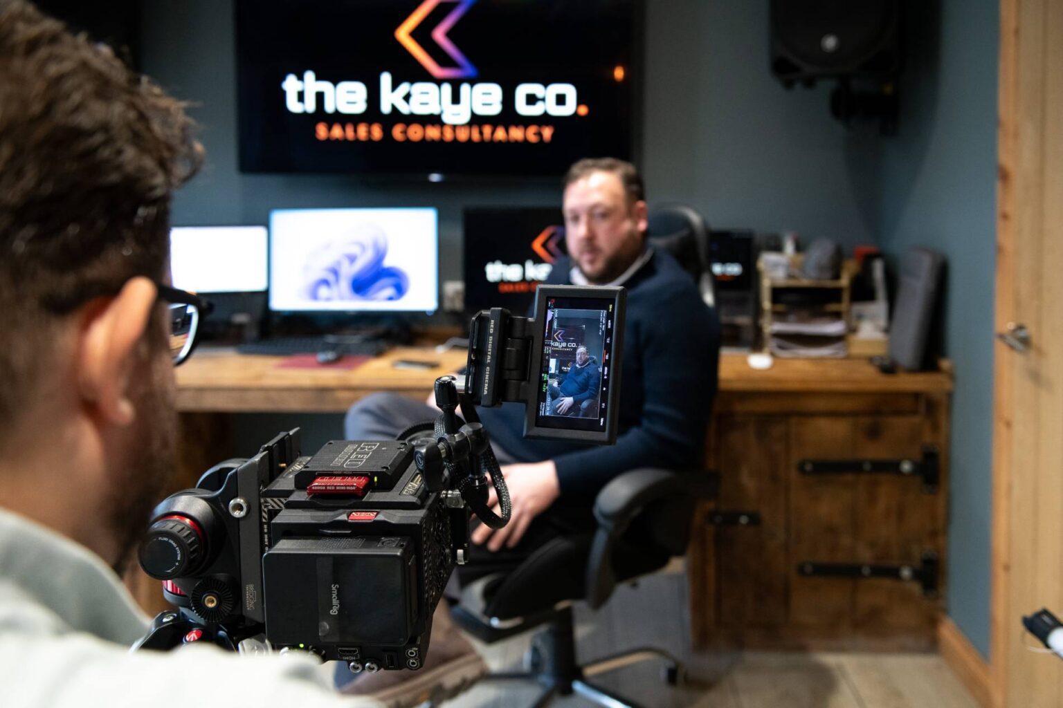 creation dmc producing video for local business